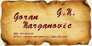 Goran Marganović vizit kartica